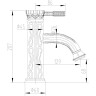 Смеситель LEMARK JASMINE LM6606ORB для раковины